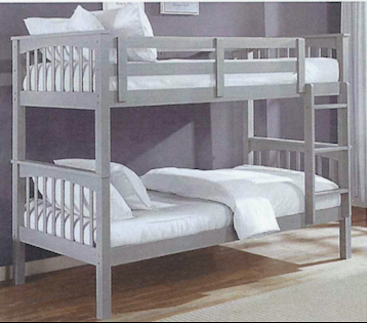 brighton bunk single single grey
