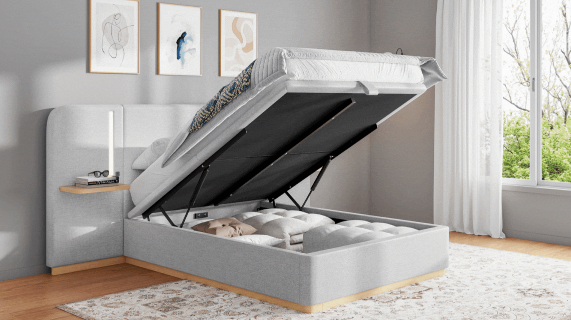 Isabelle Light Grey Open